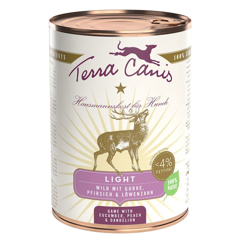 Zooplus Terra Canis Light 6 x 400 g Alimento umido per cani Duty-free