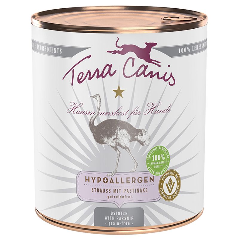 Zooplus Terra Canis Ipoallergenico 6 x 800 g Alimento umido per cani