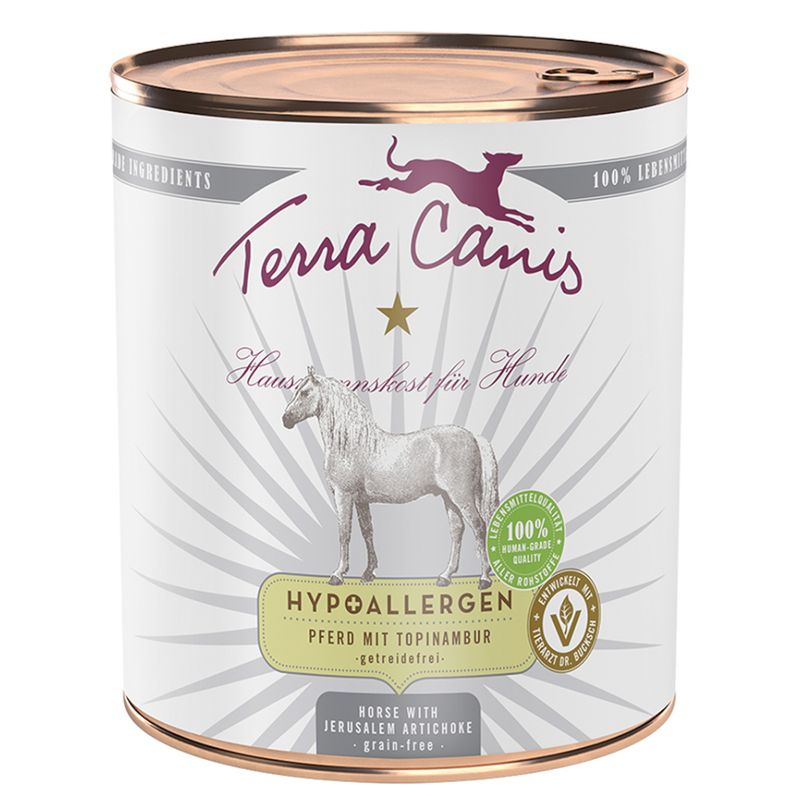 Zooplus Terra Canis Ipoallergenico 6 x 800 g Alimento umido per cani Italia