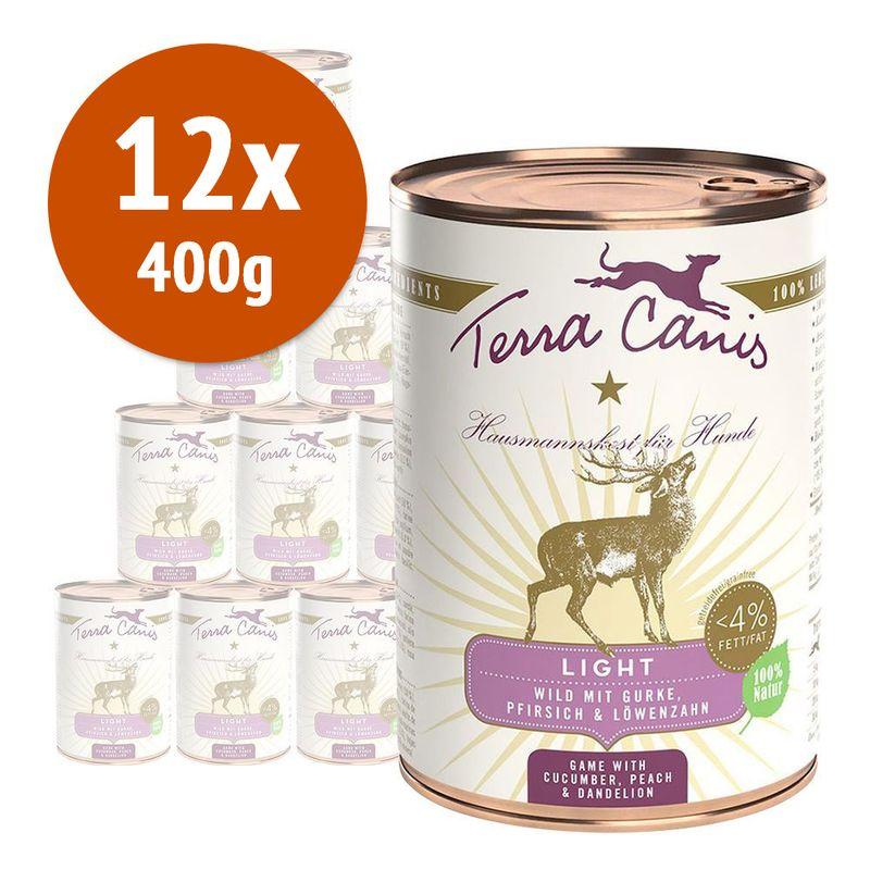 Zooplus Terra Canis Light 12 x 400 g Alimento umido per cani In Linea