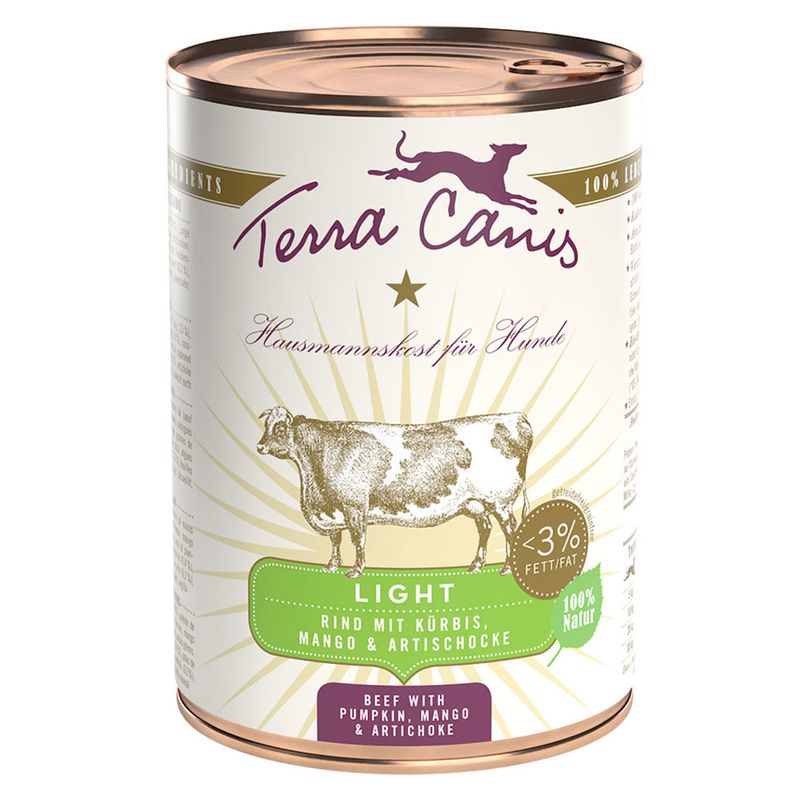 Zooplus Terra Canis Light 12 x 400 g Alimento umido per cani In Linea