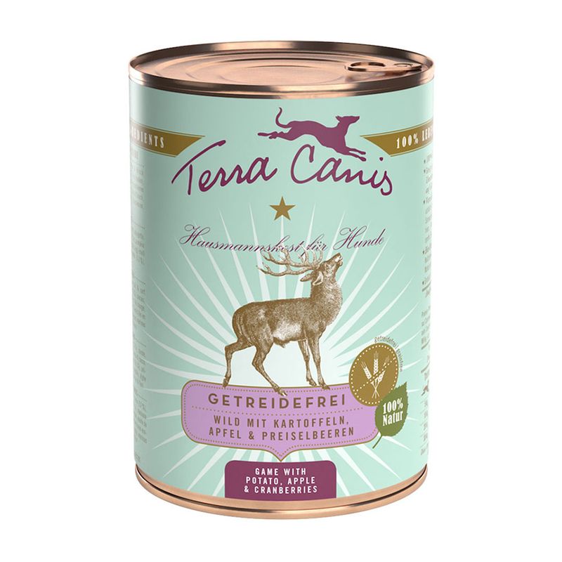 Zooplus Terra Canis Senza cereali 6 x 400 g umido per cane Nuovo