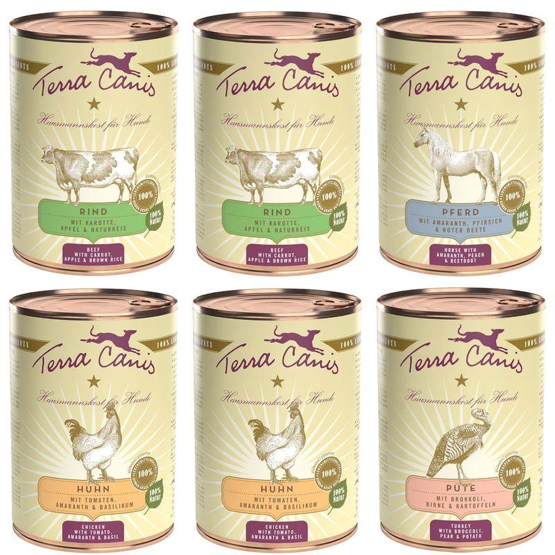 Zooplus Terra Canis Classic 6 x 400 g Alimento umido per cane