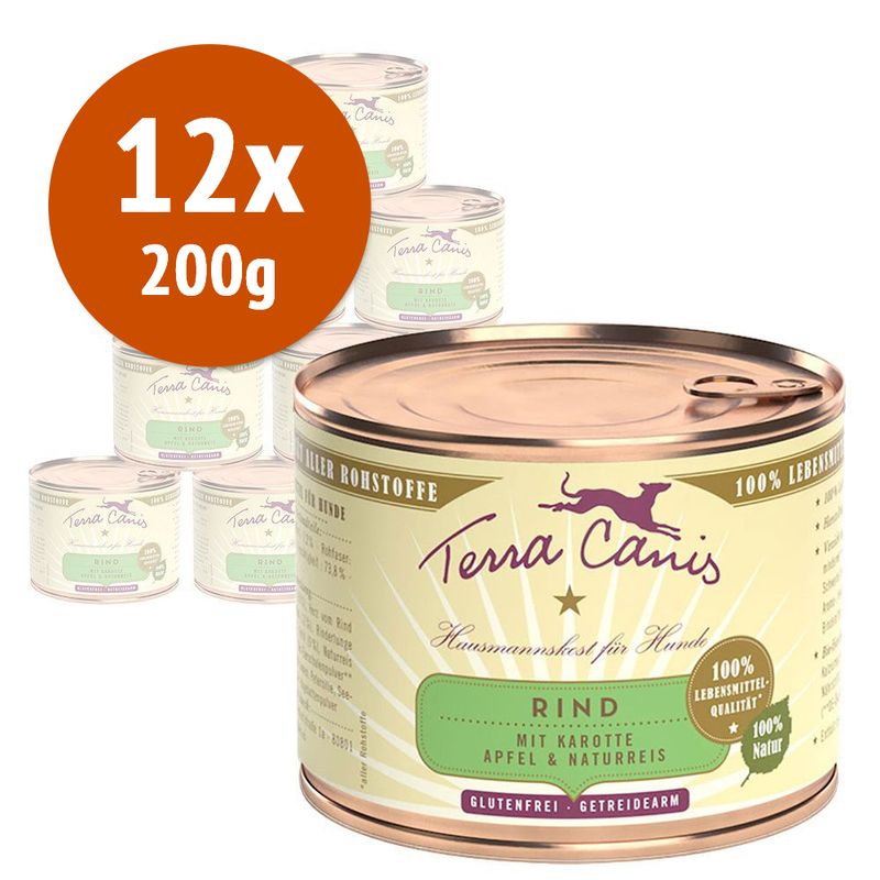 Zooplus Terra Canis 12 x 200 g Alimento umido per cani