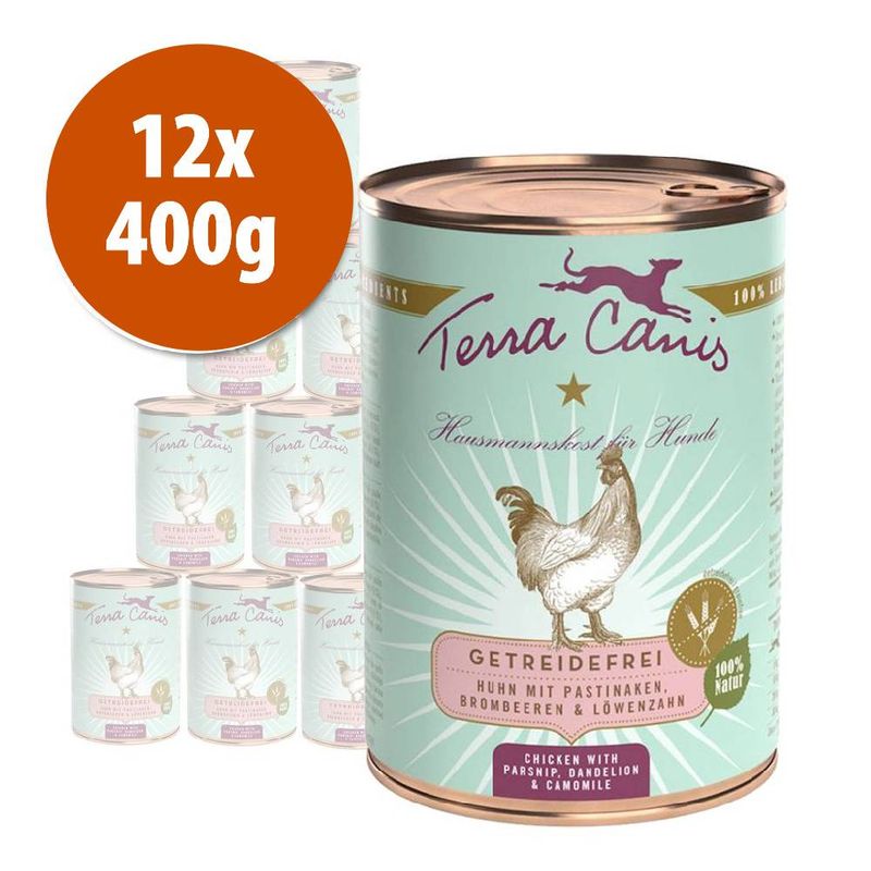 Zooplus Terra Canis Senza cereali 12 x 400 g umido per cane