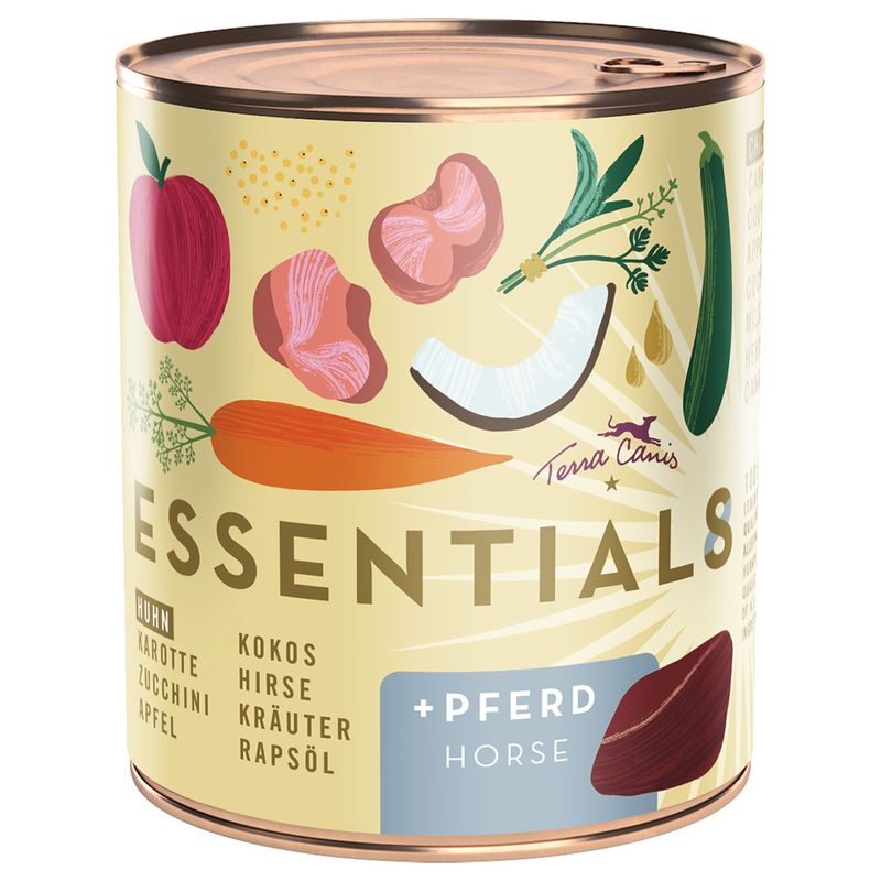 Zooplus Terra Canis Essential 8+ 12 x 780 g Umido cane Qualità Garantita