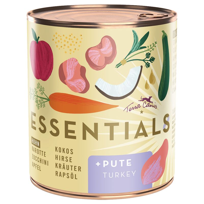 Zooplus Terra Canis Essential 8+ 12 x 780 g Umido cane Qualità Garantita