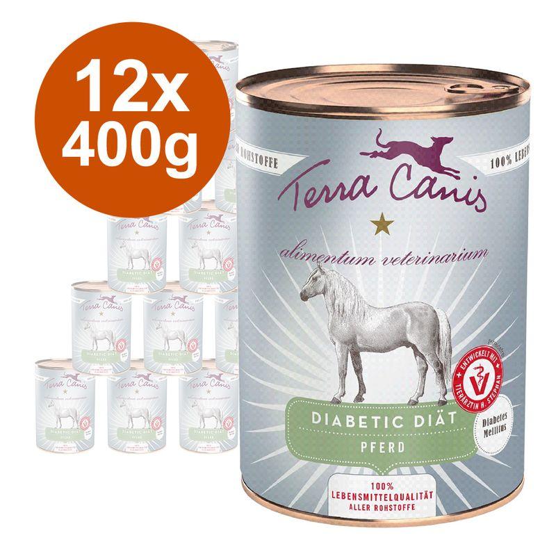 Zooplus Multipack risparmio Terra Canis Alimentum Veterinarium Diabetic Diet 12 x 400 g