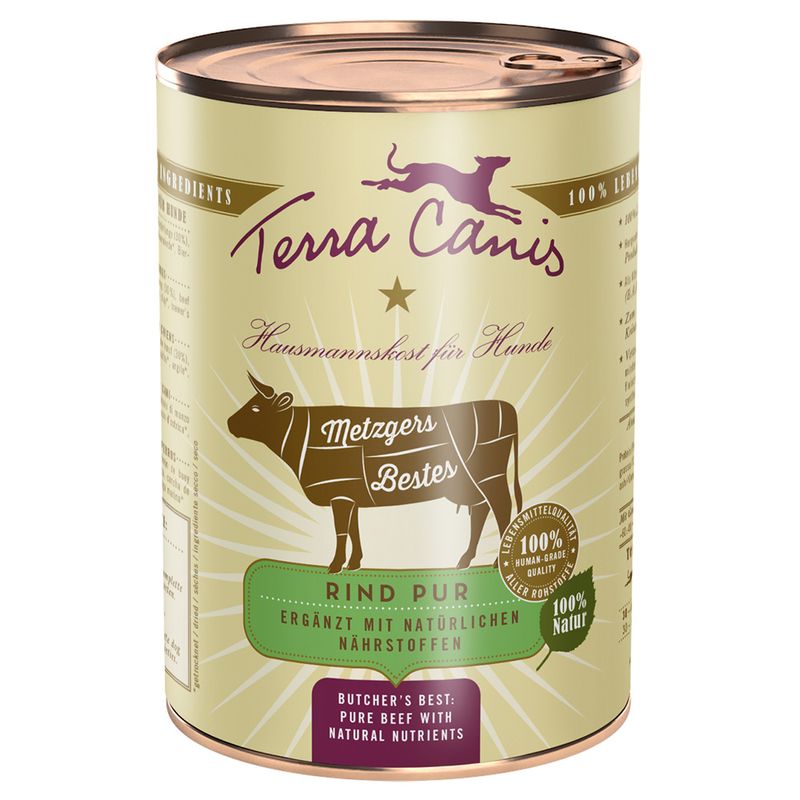 Zooplus Terra Canis Il Meglio della Macelleria 6 x 400 g Alimento umido per cane