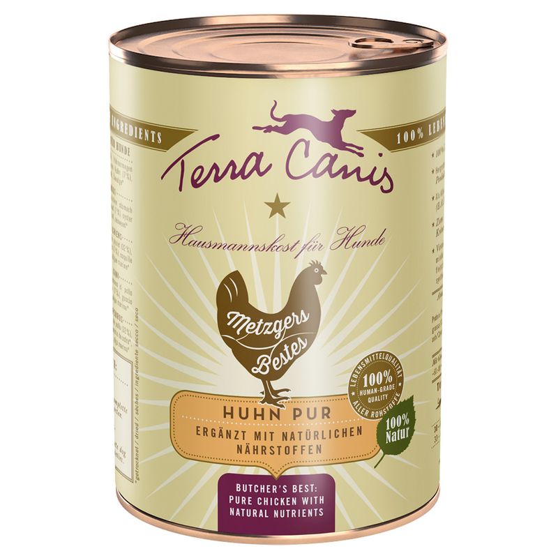 Zooplus Terra Canis Il Meglio della Macelleria 6 x 400 g Alimento umido per cane Convenienza