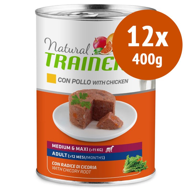 Zooplus Natural Trainer Adult Medium/Maxi 12 x 400 g