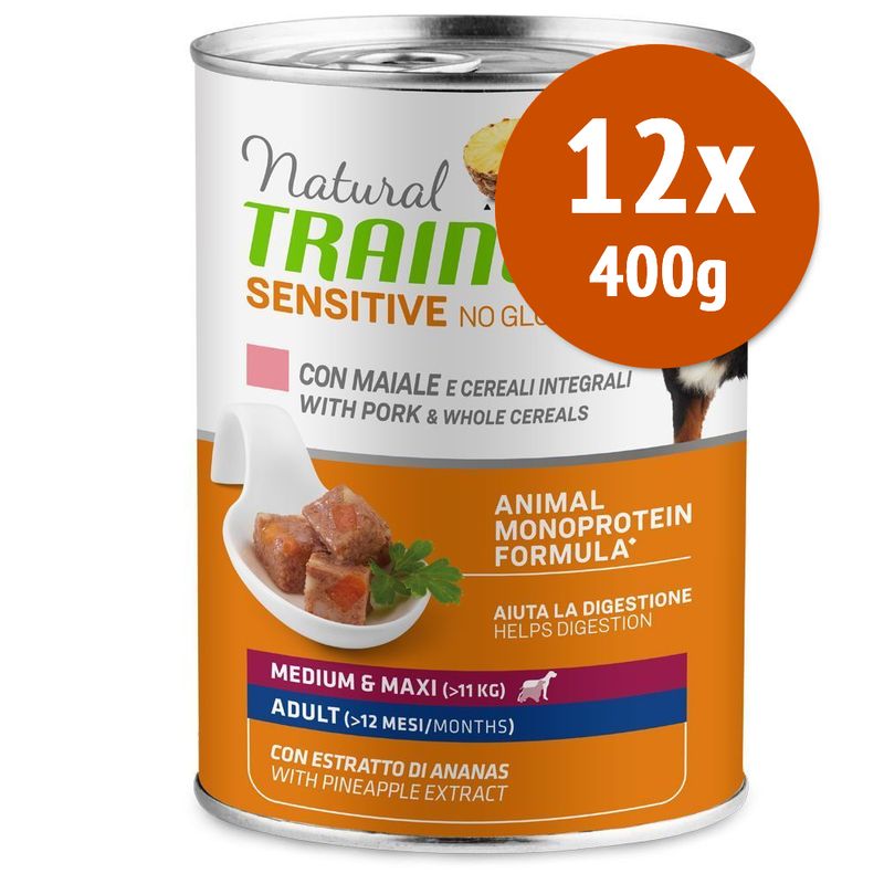 Zooplus Natural Trainer Sensitive No Gluten Adult 12 x 400 g