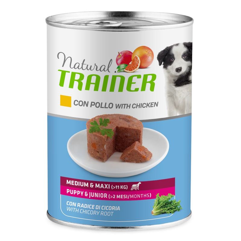 Zooplus Natural Trainer Puppy & Junior Medium/Maxi con Pollo Hotsell