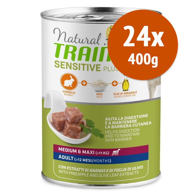 Zooplus Trainer Natural Sensitive Plus Adult 24 x 400 g
