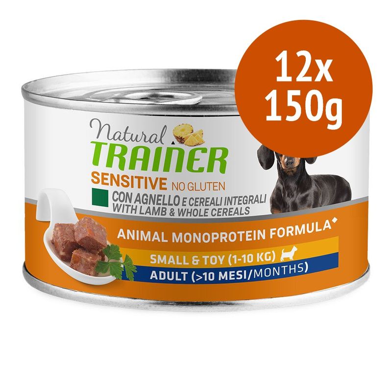 Zooplus Natural Trainer Sensitive No Gluten Small & Toy Adult 12 x 150 g