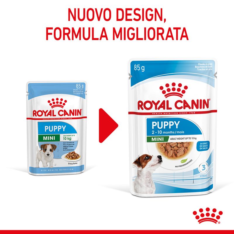 Zooplus Royal Canin Mini Puppy umido in salsa per cane Negozio online di fabbrica