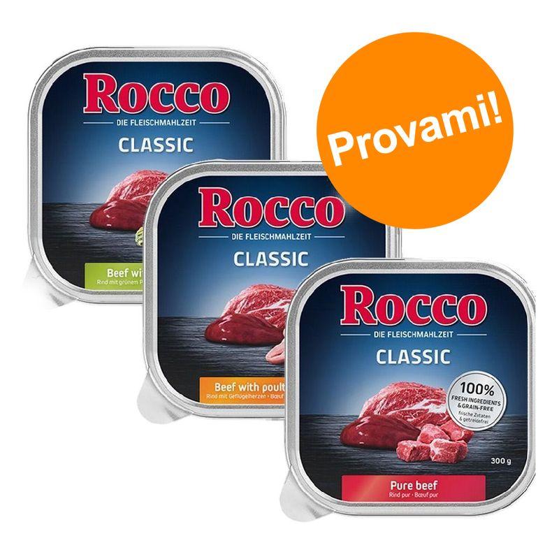 Zooplus Set prova 9 x 300 g Rocco Vaschette