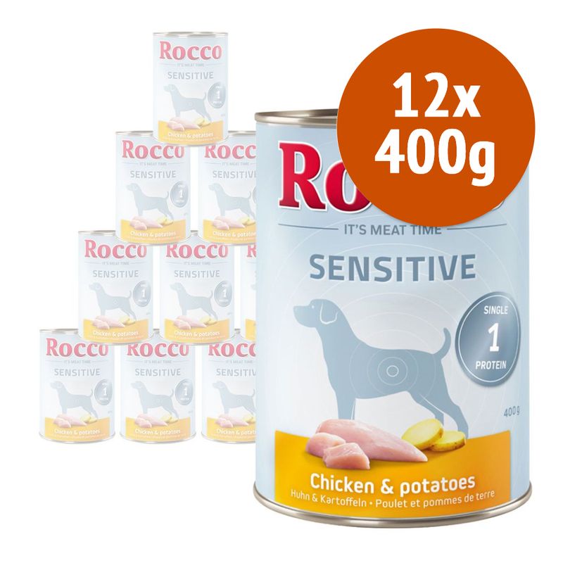 Zooplus Rocco Sensitive 12 x 400 g Alimento umido per cani