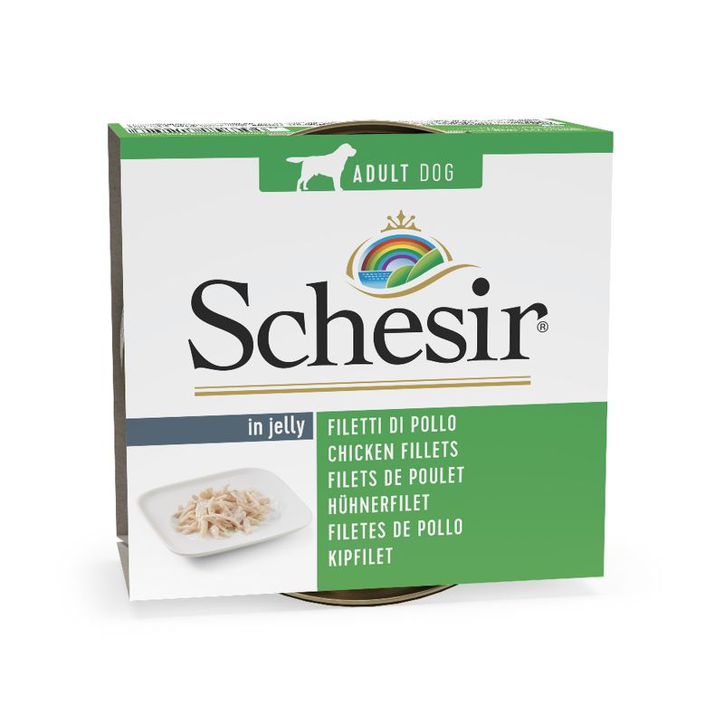 Zooplus Schesir 12 x 150 g Alimento umido per cani Ritorno libero