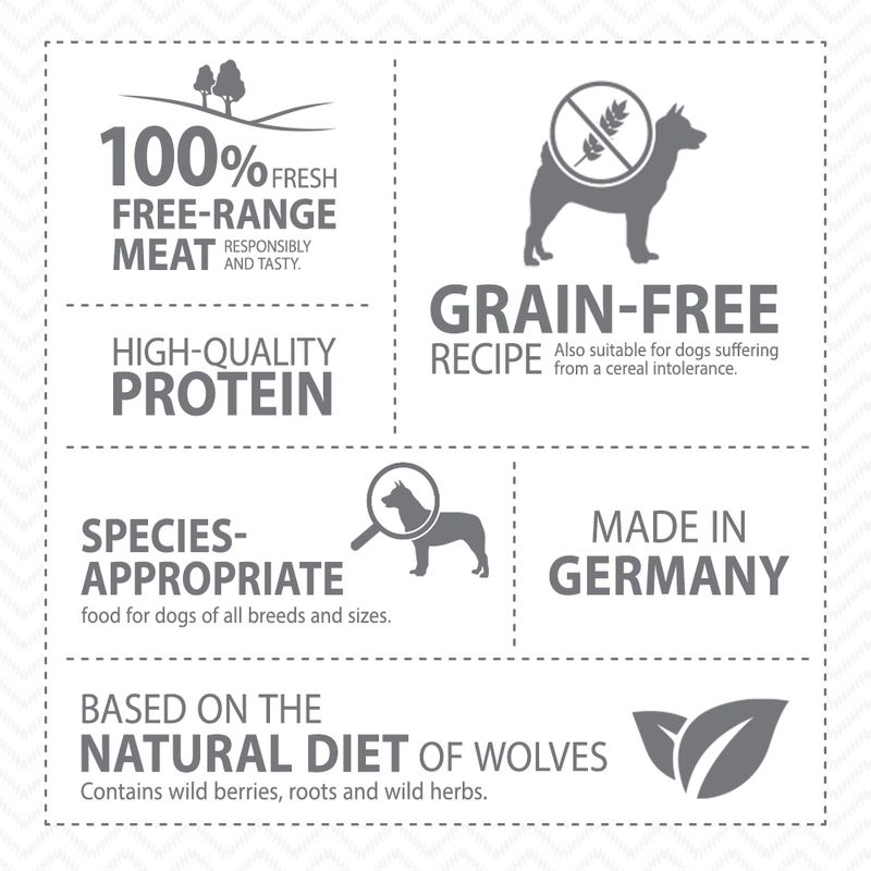 Zooplus 5 + 1 gratis 6 x 400 g Wolf of Wilderness Alimento umido per cani ACQUISTA ORA