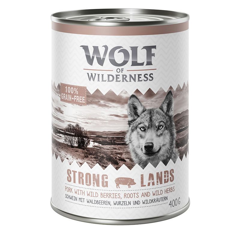 Zooplus 5 + 1 gratis 6 x 400 g Wolf of Wilderness Alimento umido per cani ACQUISTA ORA