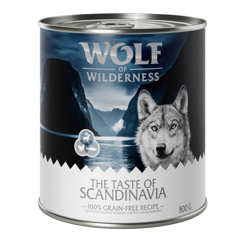 Zooplus 10€ DI SCONTO 24 x 800 g Wolf of Wilderness umido per cane Ultimi due giorni