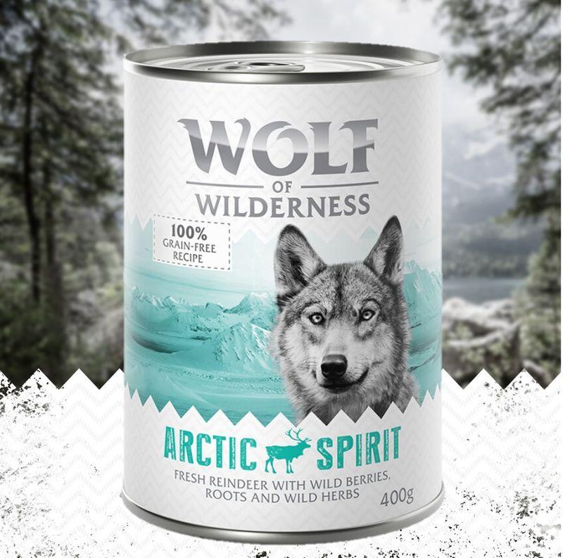 Zooplus Wolf of Wilderness Adult 6 x 400 g umido Single Protein per cane