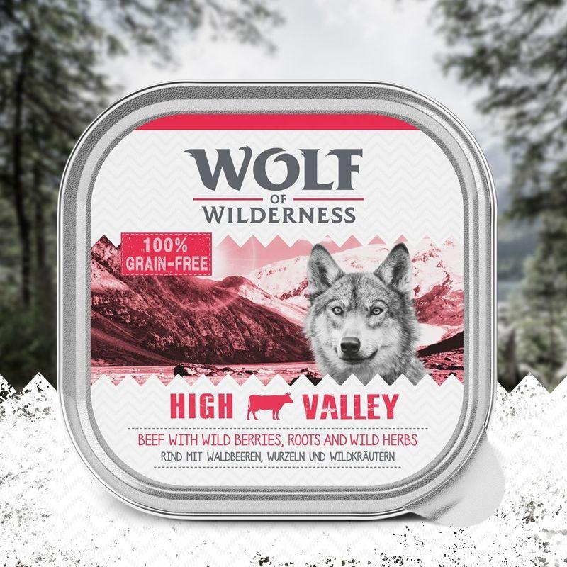 Zooplus Wolf of Wilderness Adult 6 x 300 g umido per cane Fino al 60% di sconto