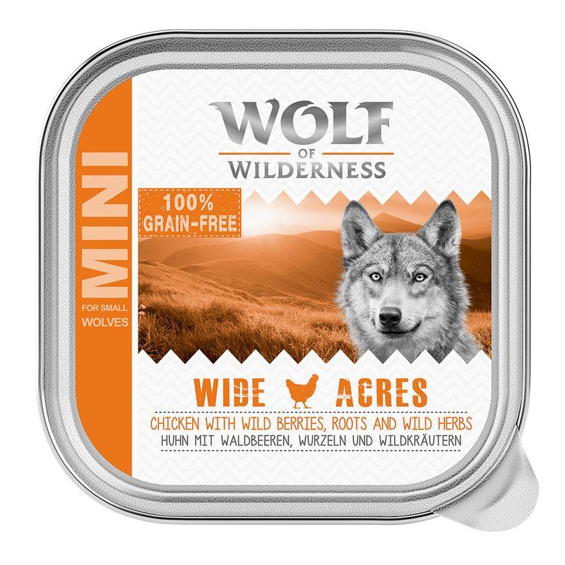 Zooplus Wolf of Wilderness MINI Adult 6 x 150 g Alimento umido per cani