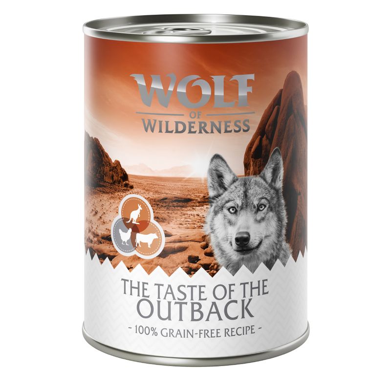 Zooplus Wolf of Wilderness "The Taste Of" 6 x 400 g umido per cane Enormi sconti