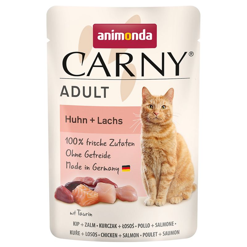 Zooplus animonda Carny Adult Buste Pollo & Salmone 85 g Limitato a 3 giorni