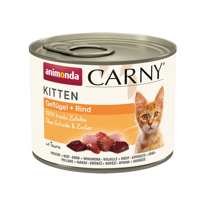Zooplus animonda Carny Kitten 12 x 200 g Alimento umido per gattini Black Friday Prezzi