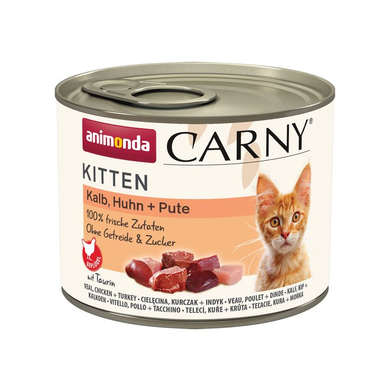 Zooplus animonda Carny Kitten 12 x 200 g Alimento umido per gattini Black Friday Prezzi