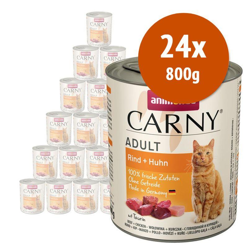 Zooplus animonda Carny Adult 24 x 800 g Umido per gatto