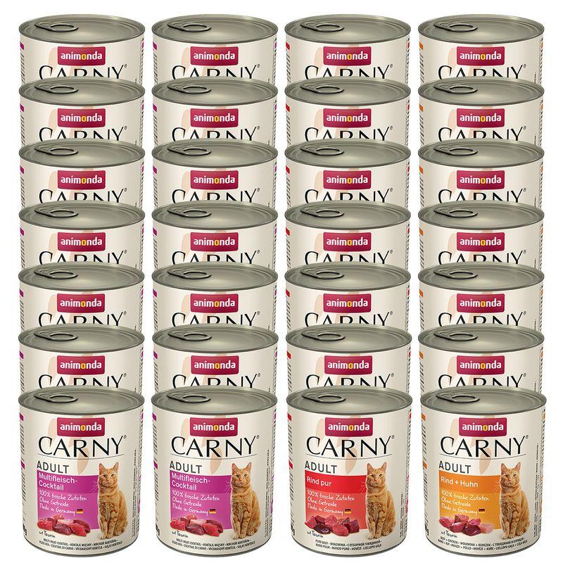 Zooplus animonda Carny Adult 24 x 800 g Umido per gatto Duty-free