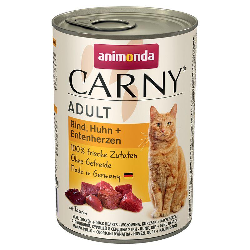 Zooplus animonda Carny Adult 6 x 400 g Umido per gatto