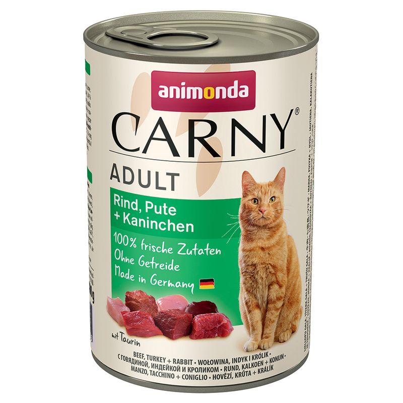 Zooplus animonda Carny Adult 6 x 400 g Umido per gatto 50% di sconto per tempo limitato
