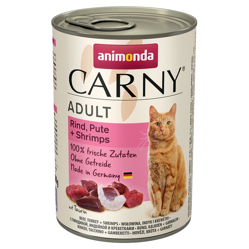 Zooplus animonda Carny Adult 6 x 400 g Umido per gatto 50% di sconto per tempo limitato