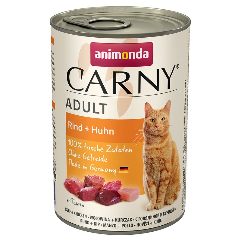 Zooplus animonda Carny Adult 6 x 400 g Umido per gatto 50% di sconto per tempo limitato