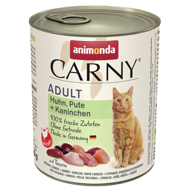 Zooplus animonda Carny Adult 6 x 800 g Umido per gatto