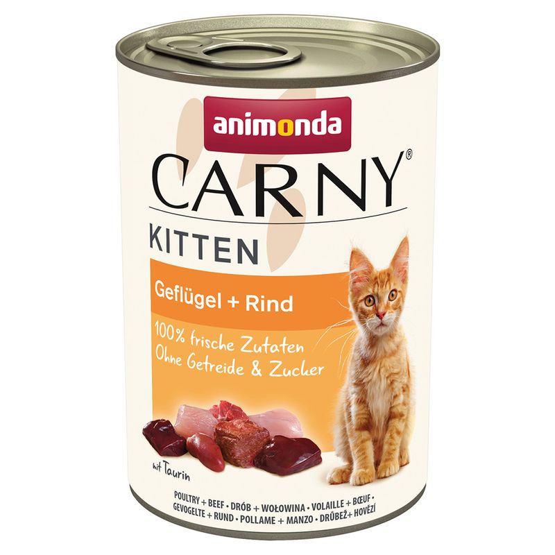 Zooplus animonda Carny Kitten 24 x 400 g Alimento umido per gattini 2025