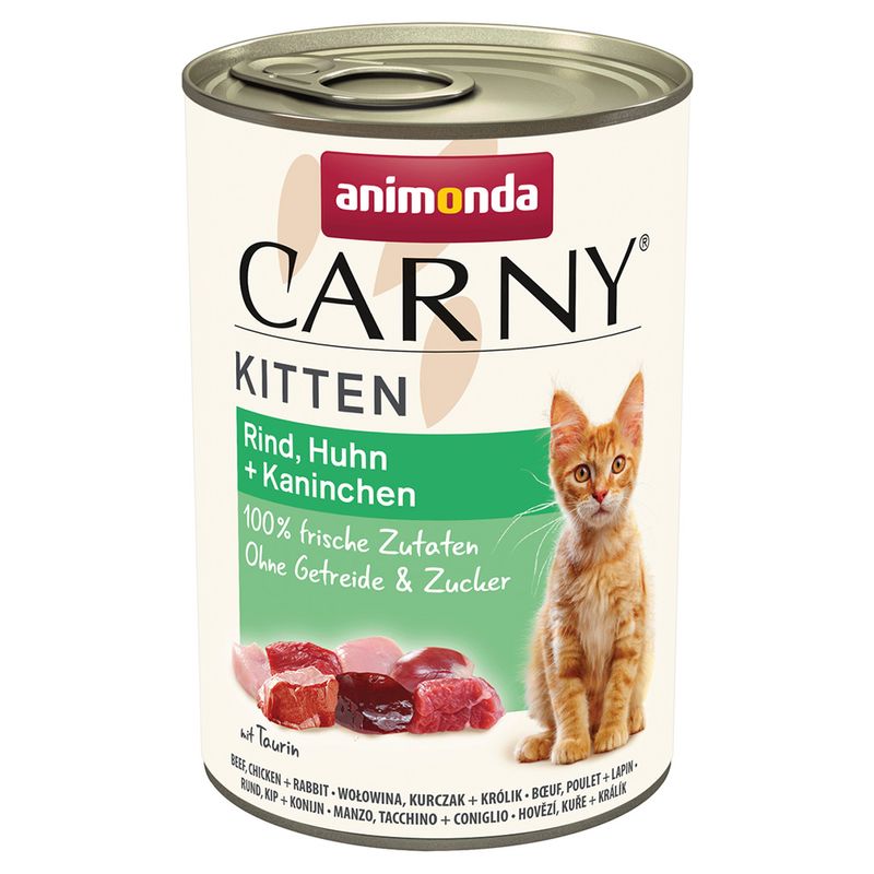 Zooplus animonda Carny Kitten 24 x 400 g Alimento umido per gattini 2025