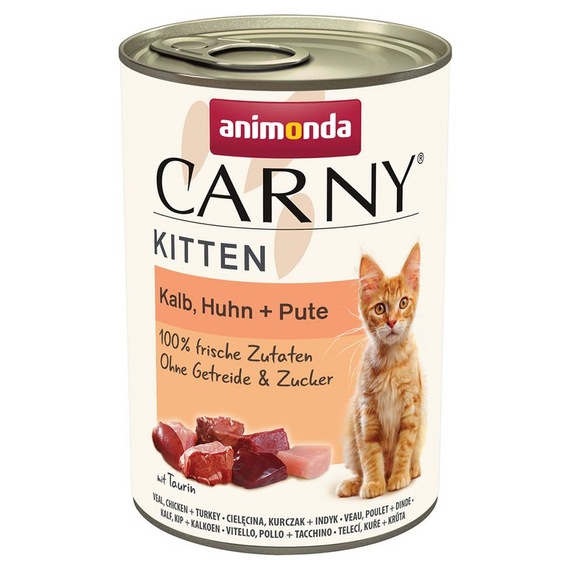 Zooplus animonda Carny Kitten 24 x 400 g Alimento umido per gattini 2025