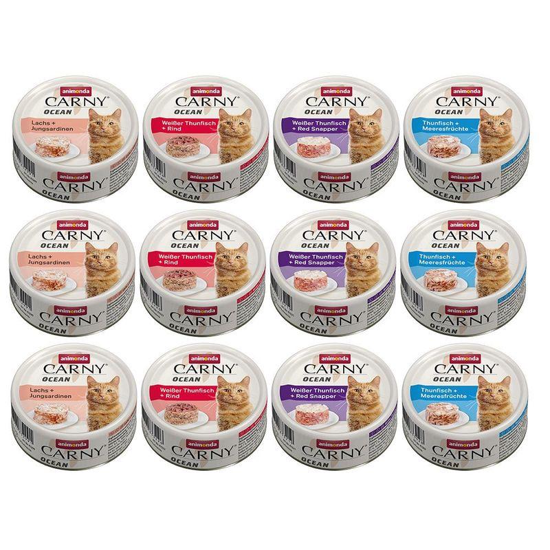 Zooplus animonda Carny Ocean 12 x 80 g Pacco misto Umido per gatto In Linea