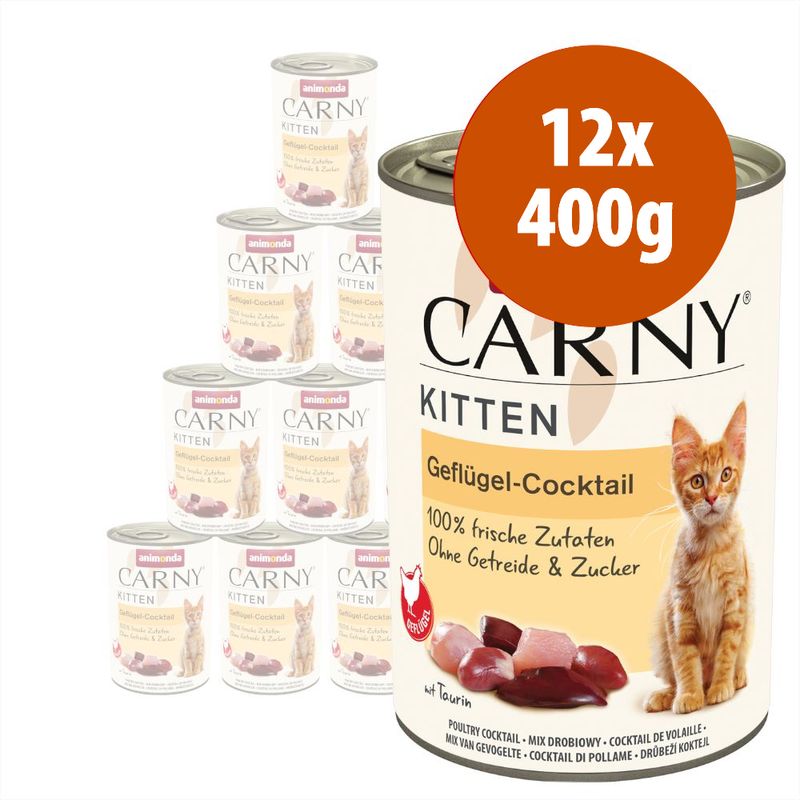 Zooplus animonda Carny Kitten 12 x 400 g Alimento umido per gattini