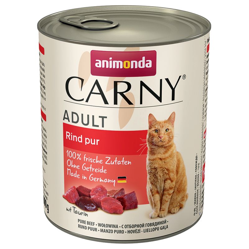 Zooplus Set prova animonda Carny Adult 6 x 800 g Promozione
