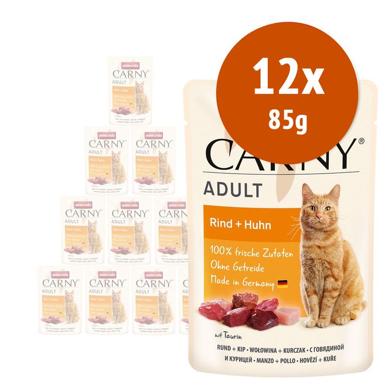 Zooplus animonda Carny Adult Buste 12 x 85 g Umido per gatto