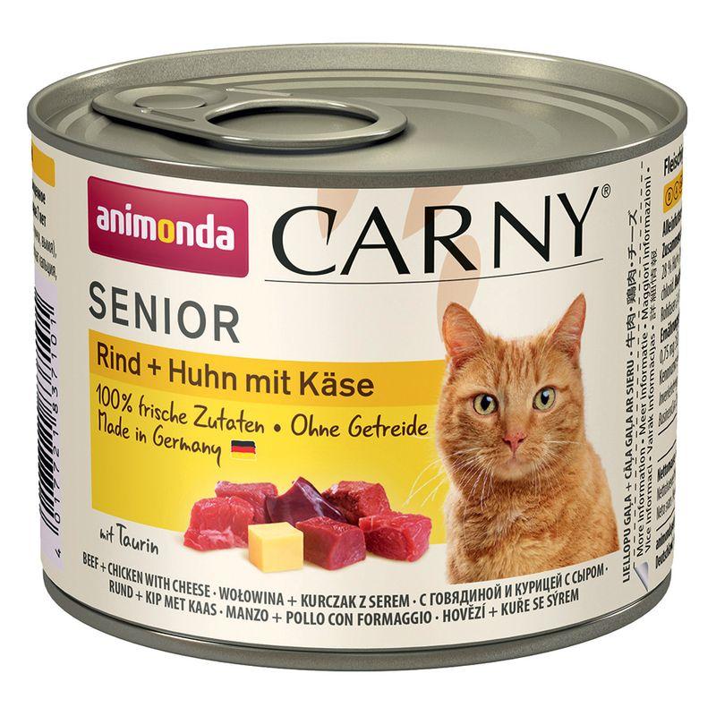 Zooplus animonda Carny Senior 6 x 200 g Alimento umido per gatti