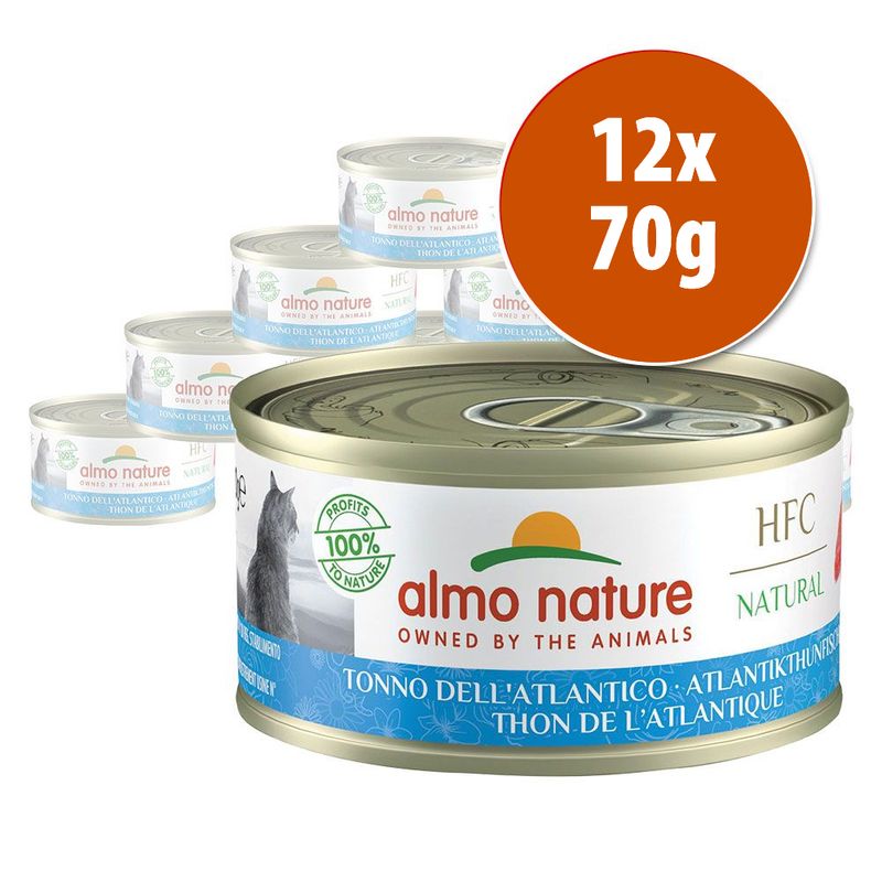 Zooplus Almo Nature HFC Natural 12 x 70 g Alimento umido per gatto
