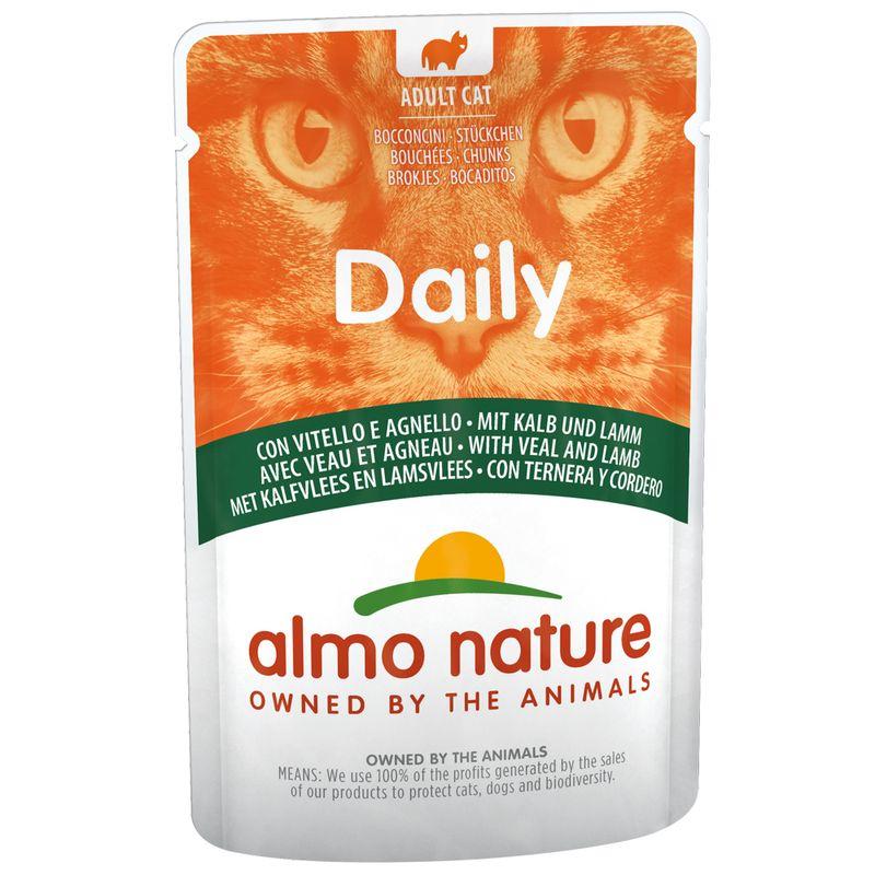 Zooplus Almo Nature Daily 6 x 70 g umido per gatto Convenienza